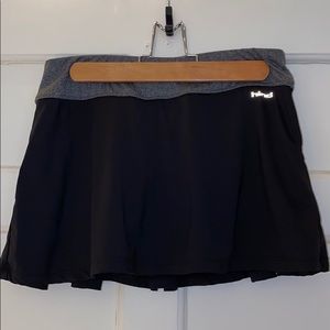 Black Athletic Skort